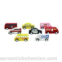 Excellerations Trucks Wooden Play Trucks Pack of 8
